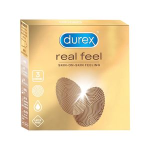 Durex Real Feel Skin on Skin Feeling Condom - 3Pcs Pack(Thailand)